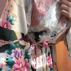 Vintage Satin Chinese Robe